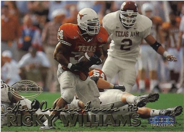 Ricky Williams #297 1999 Fleer Tradition Football