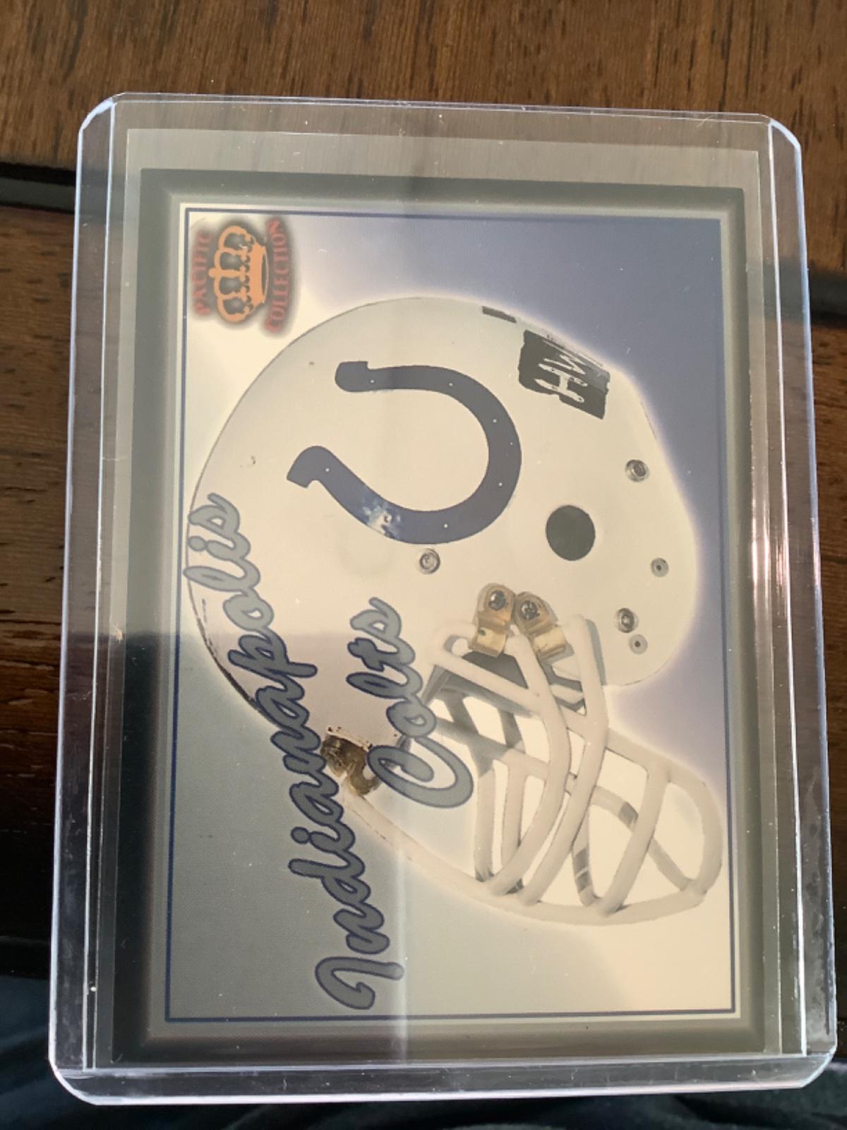 Indianapolis Colts #13 Football Cards 1995 Pacific Prism Team Helmets