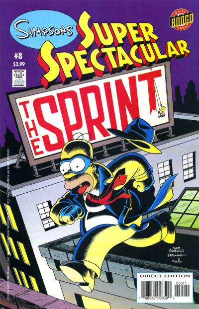 Simpsons Super Spectacular #8 (2008) Comic Books Simpsons Super Spectacular
