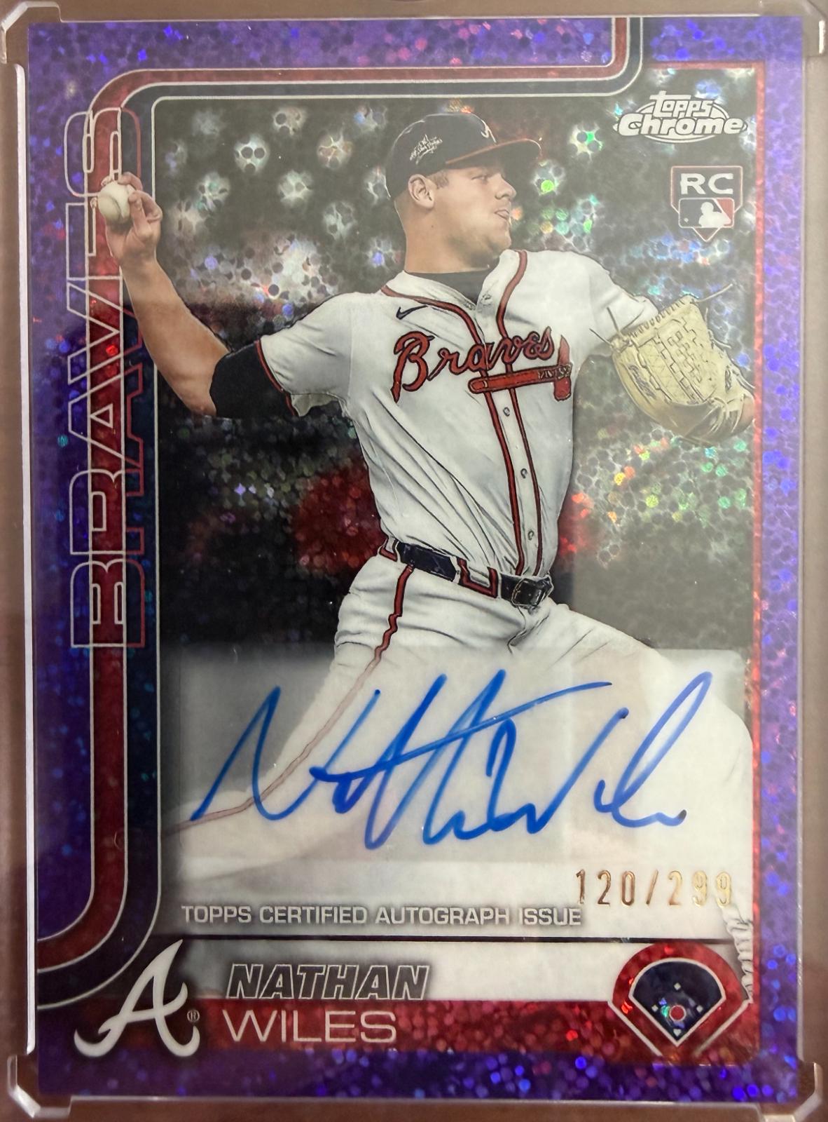 Nathan Wiles [Purple Speckle Refractor] #AC-NW