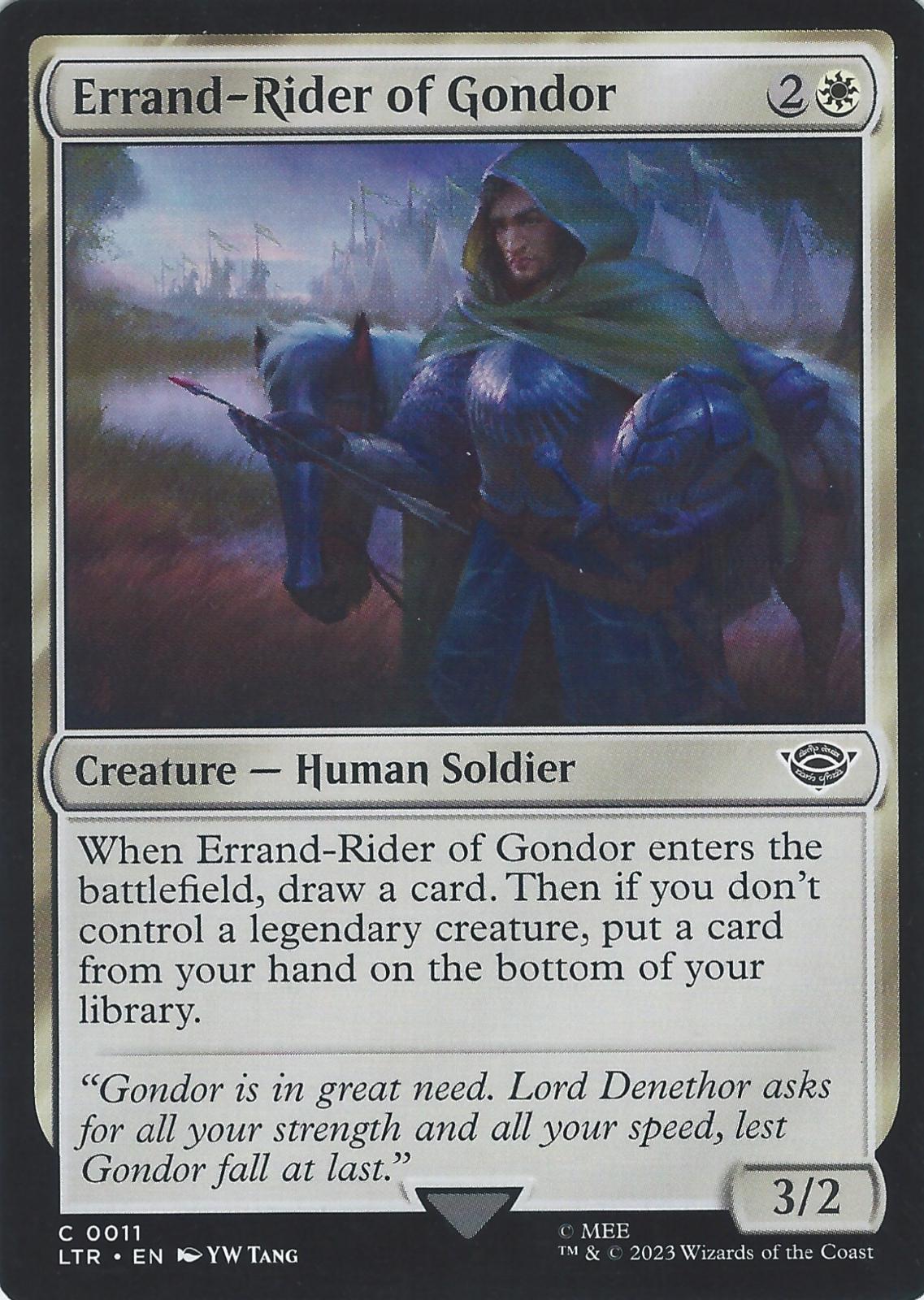Errand-Rider of Gondor #11 Magic Lord of the Rings