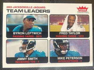 Byron Leftwich, Fred Taylor, Jimmy Smith, Mike Peterson