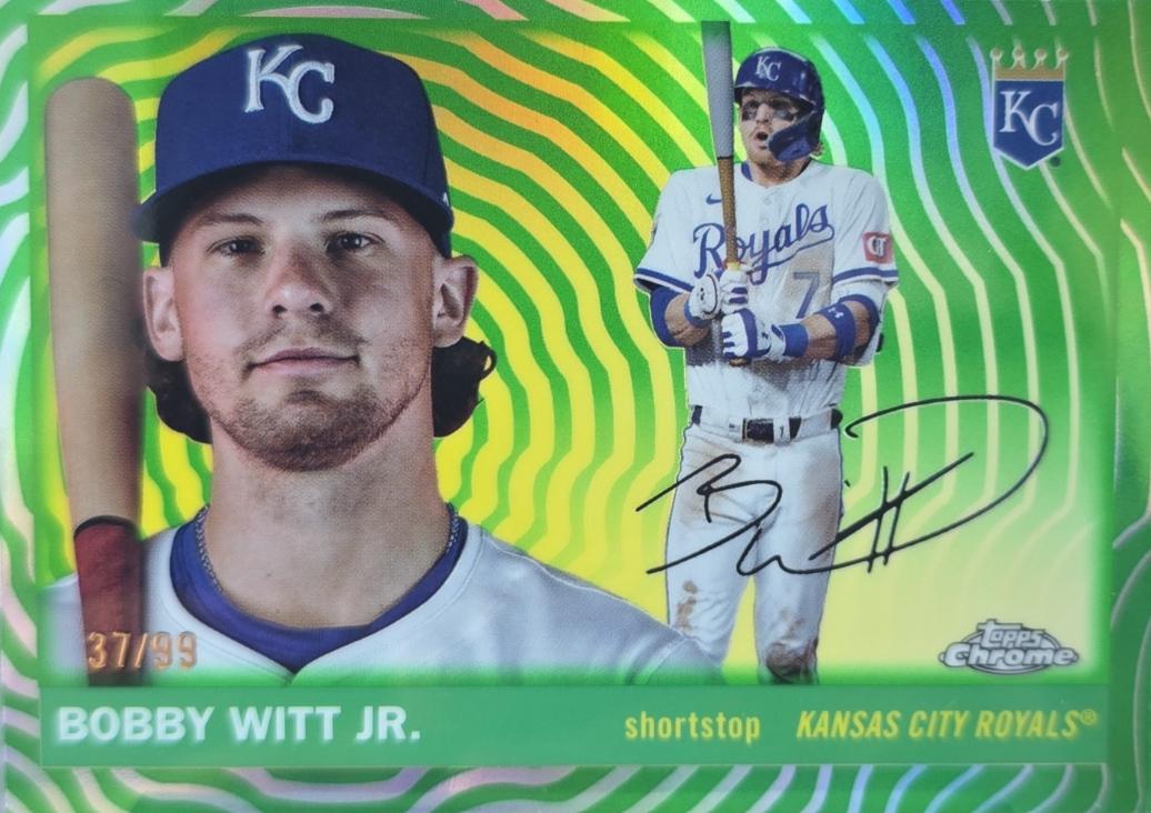 2025 Bobby Witt Jr. [Green Vibrations Refractor] #41