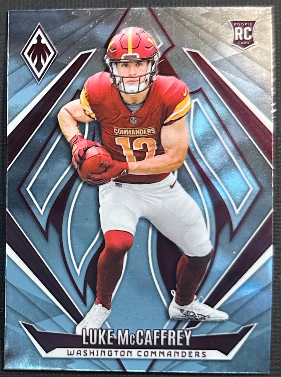 Luke McCaffrey #218 Football Cards 2024 Panini Phoenix