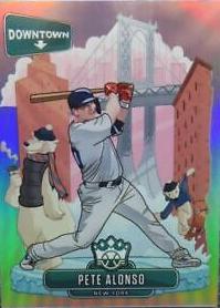 Pete Alonso #D-10 Baseball Cards 2021 Panini Diamond Kings Downtown