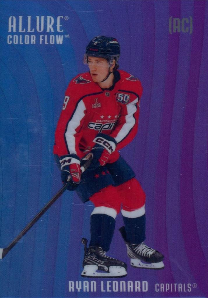 2025 Upper Deck Allure Color Flow Ryan Leonard [Blue Purple] #CF-6 card