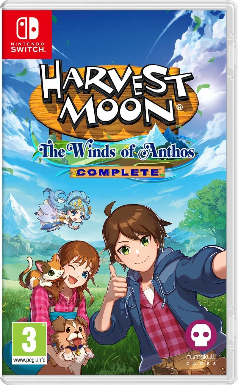 Carátula de Harvest Moon The Winds of Anthos Complete Edition para Switch (edición PAL España)