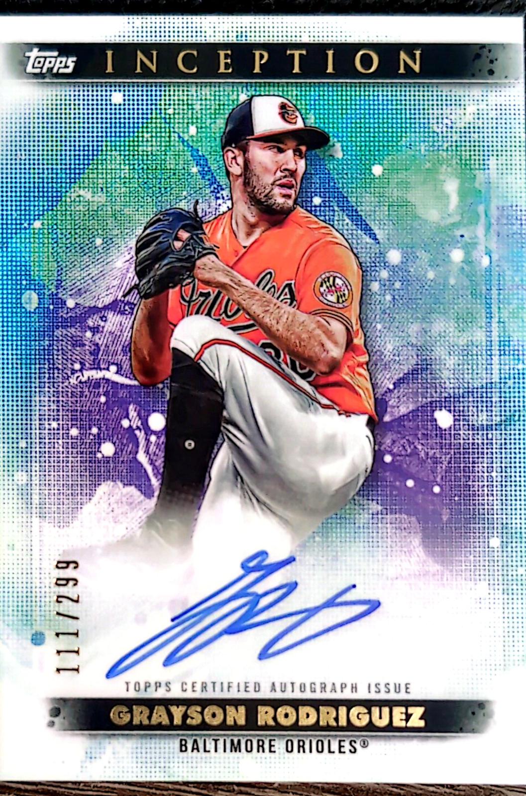Grayson Rodriguez #BRES-GR 2024 Topps Inception Baseball Rookie And Emerging Star Autographs