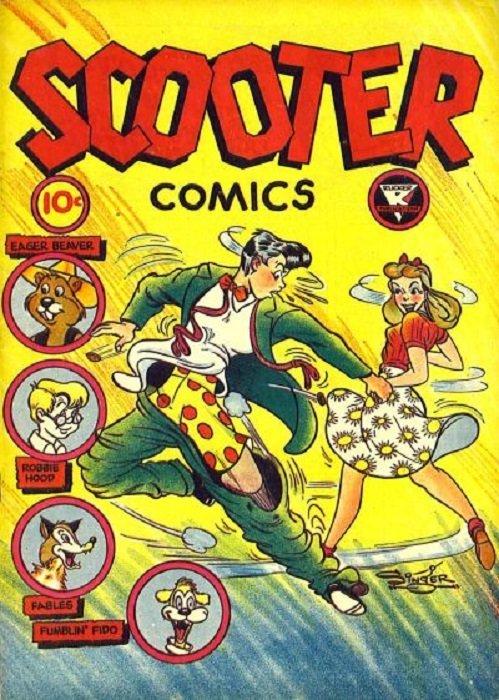 Scooter Comics #1 (1946) Comic Books Scooter Comics