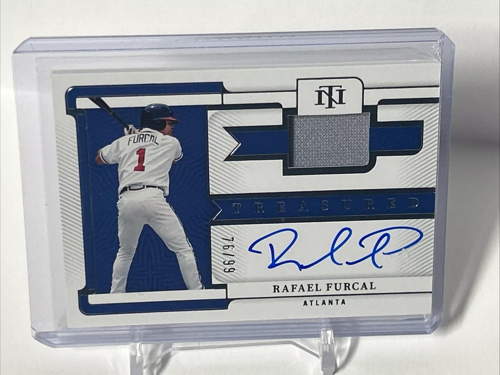 Rafael Furcal #5 Baseball Cards 2023 National Treasures Treasured Materials Signatures
