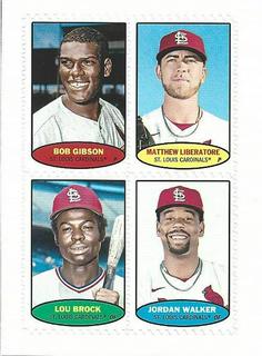 Bob Gibson, Matthew Liberatore, Lou Brock, Jordan Walker