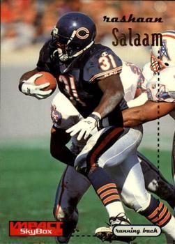 Rashaan Salaam #28 Football Cards 1996 Skybox Impact