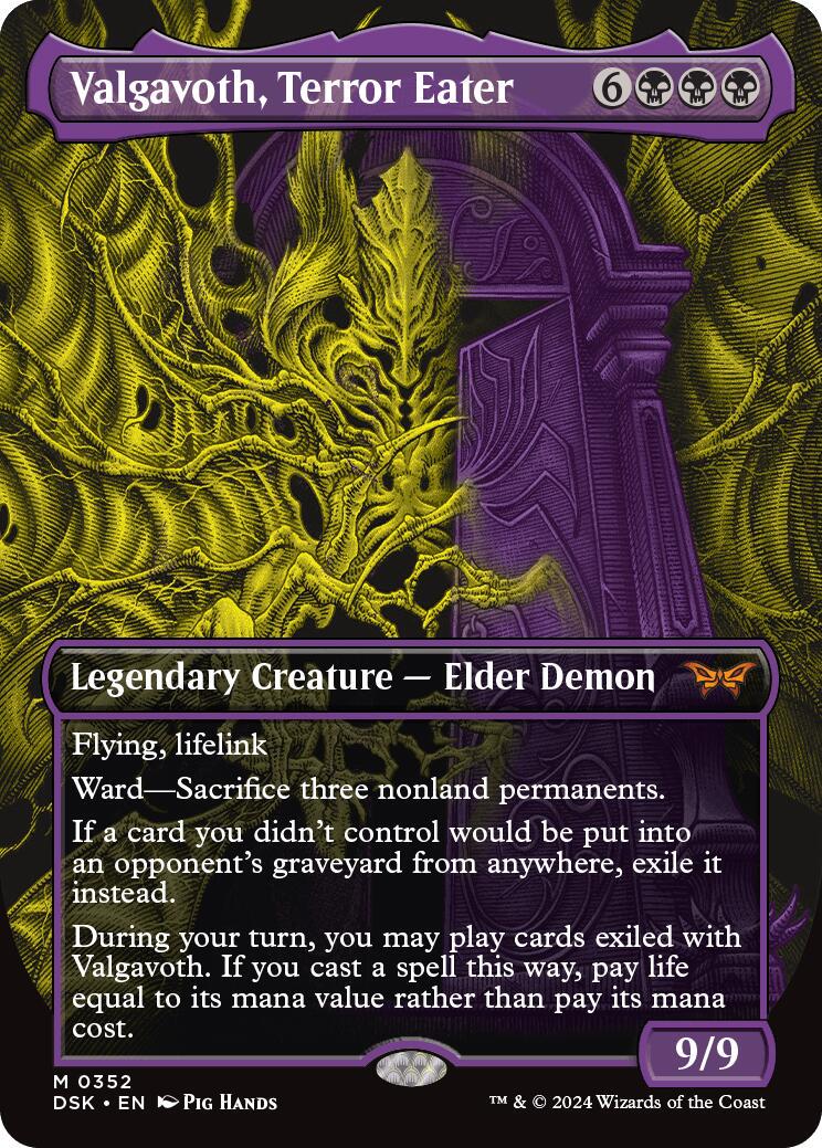Valgavoth, Terror Eater #352 Magic Duskmourn: House of Horror