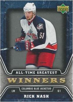 Rick Nash #ATG6 2006-07 Upper Deck Hockey All-Time Greatest