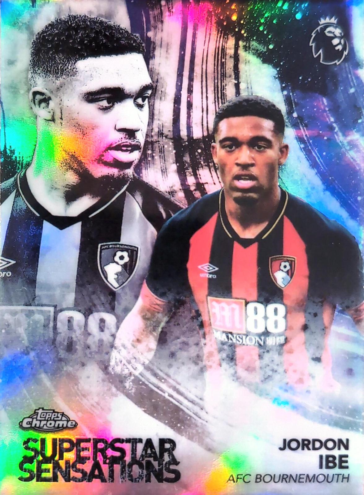 Jordan Ibe #SS-JI Soccer Cards 2018 Topps Chrome UEFA Champions League Superstar Sensations