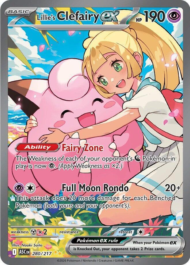 Lillie's Clefairy Ex #280 Prices | Pokemon Ascended Heroes