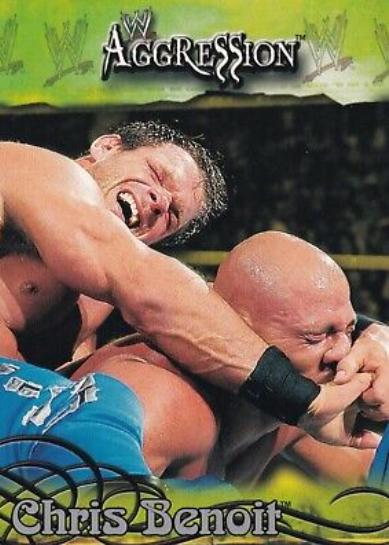 Chris Benoit #50 Wrestling Cards 2003 Fleer WWE Aggression