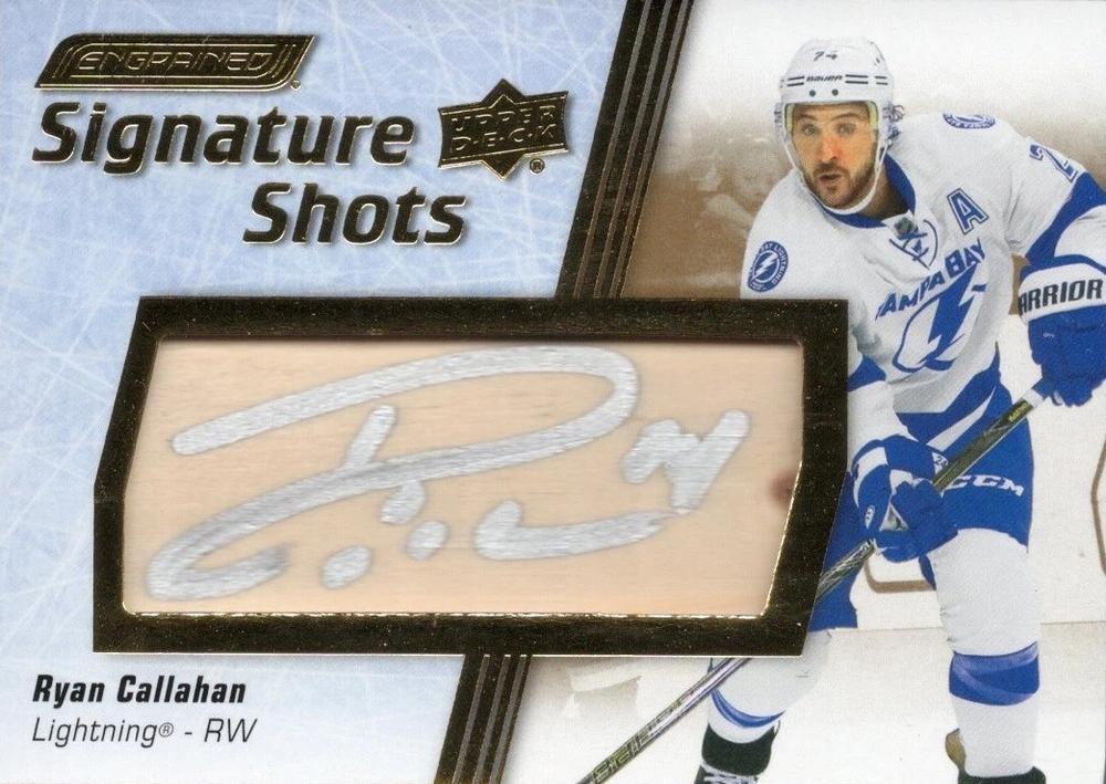 Ryan Callahan #SS-RC 2024 Upper Deck Engrained Icons Signature Shots Hockey