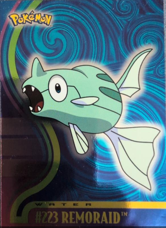 Remoraid #223 Pokemon 2001 Topps Johto Champions