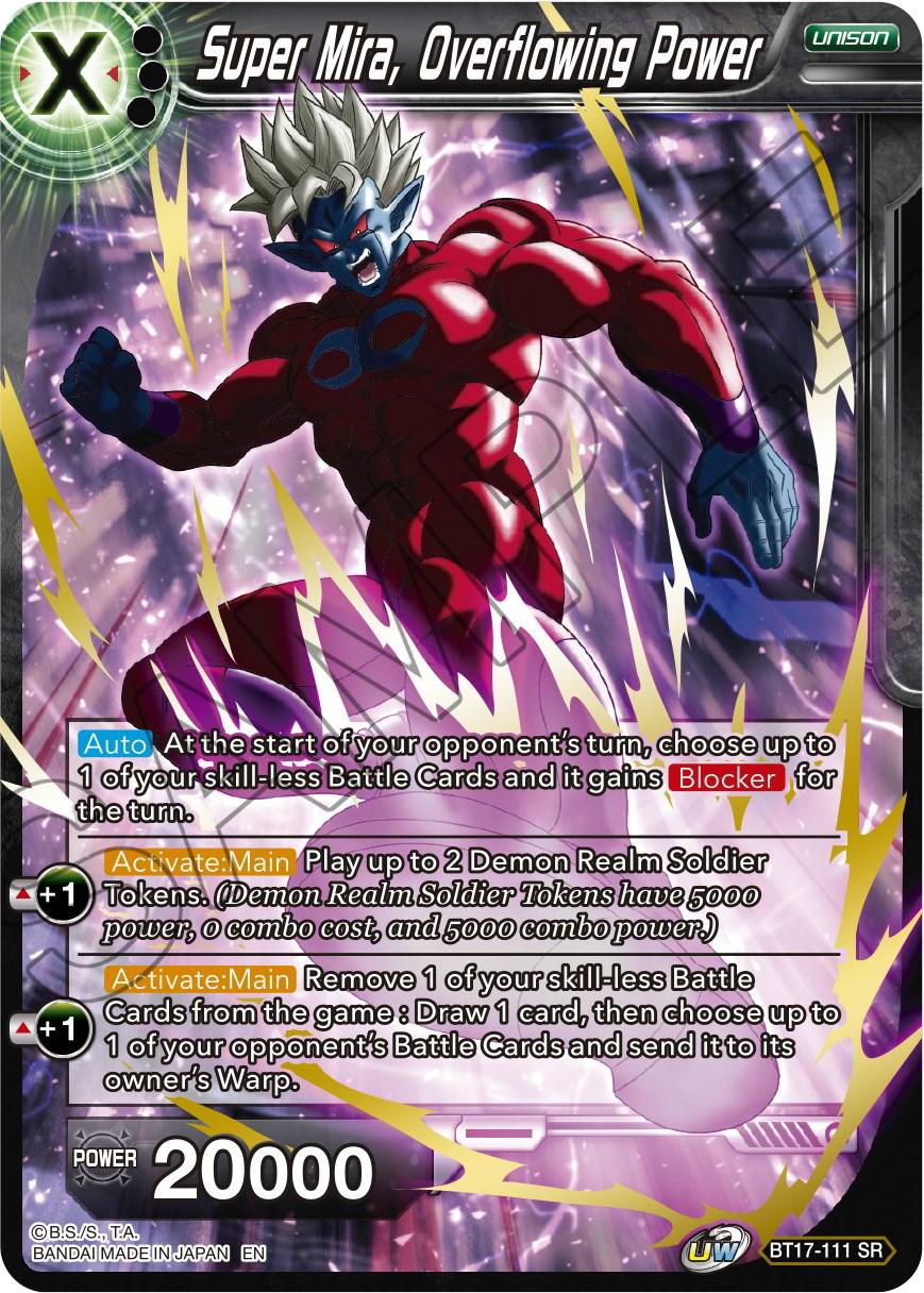 Super Mira, Overflowing Power BT17-111 Dragon Ball Super Ultimate Squad