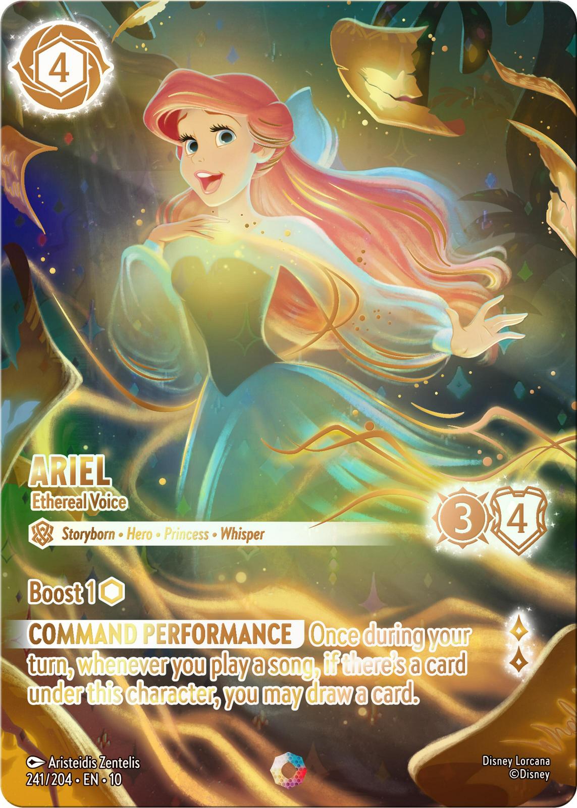 Ariel - Ethereal Voice [Iconic Holo] #241 Prices | Lorcana