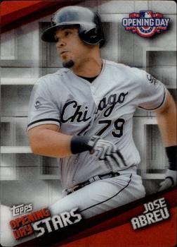 Jose Abreu #ODS-04 Baseball Cards 2015 Topps Opening Day Stars 3D