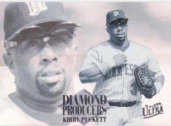 Kirby Puckett #8 Baseball Cards 1996 Ultra Diamond Producers