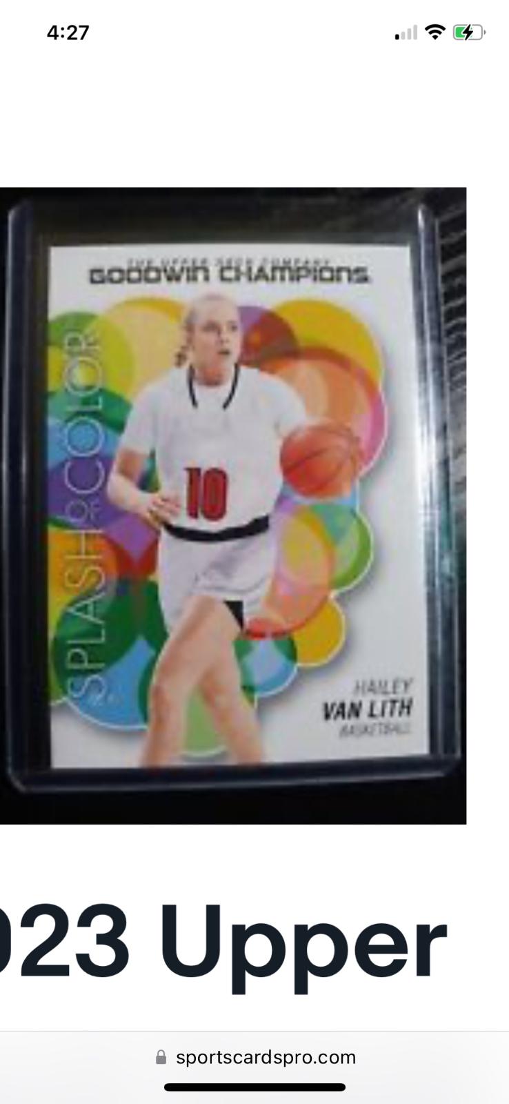 Hailey Van Lith #111 2023 Upper Deck Goodwin Champions Baseball