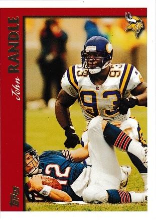John Randle #11 Football Cards 1997 Topps