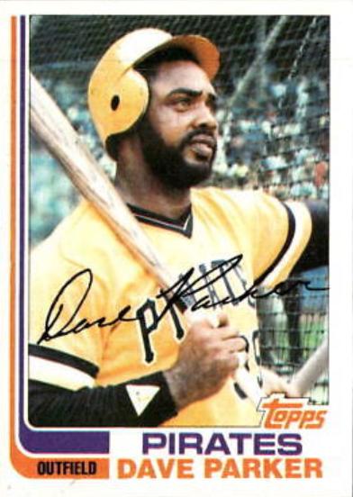 Dave Parker #40 Baseball Cards 1982 Topps