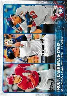 Trout, Cabrera, Cruz