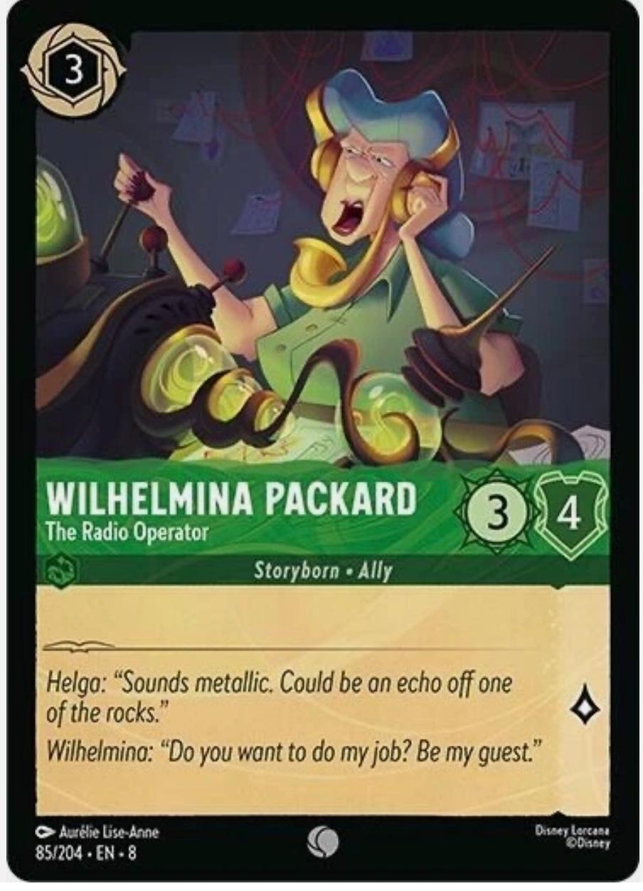 Wilhelmina Packard - The Radio Operator [Foil] #85