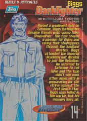 Card Back | Biggs Darklighter Star Wars 1996 Topps