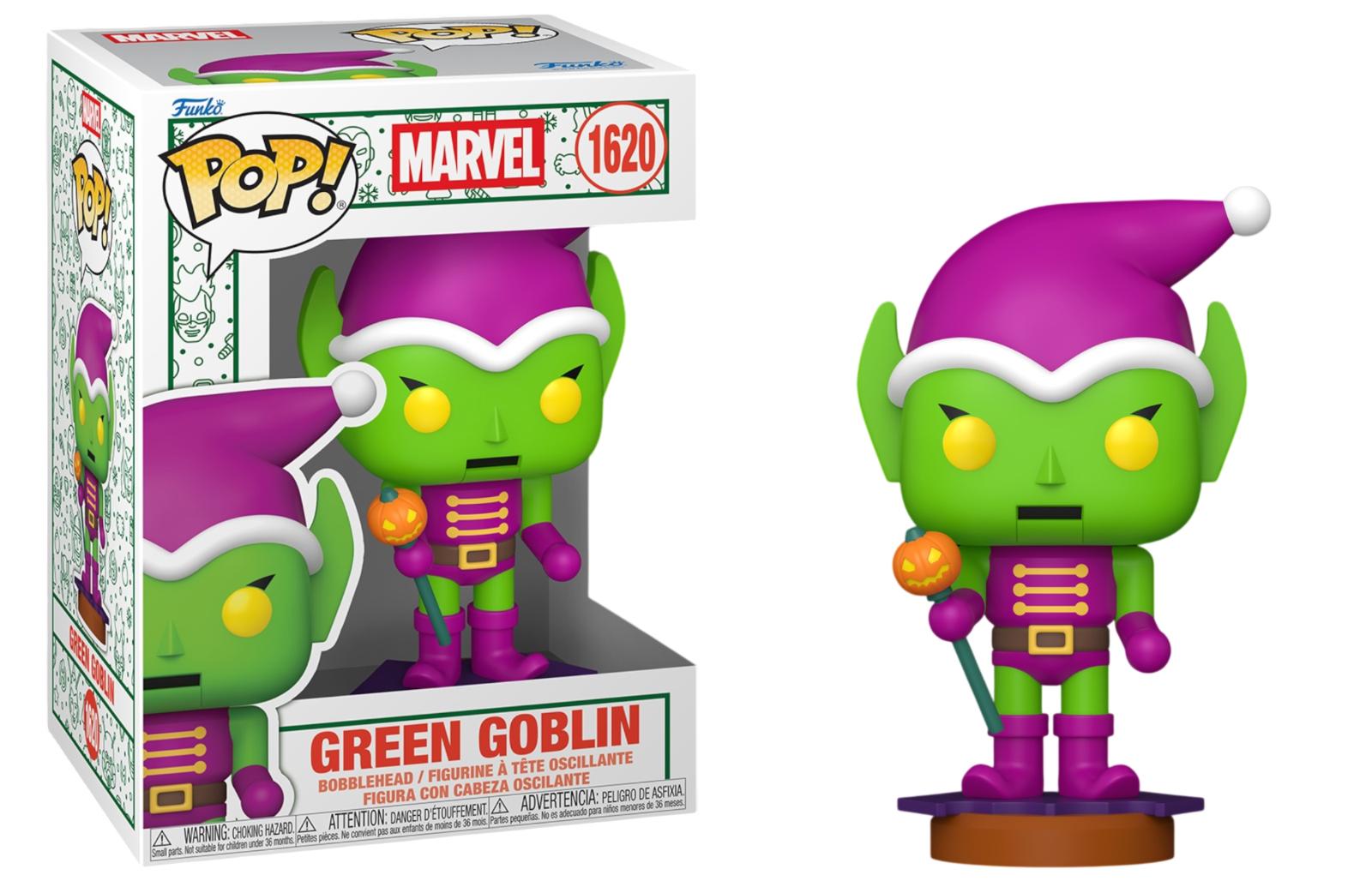 Green Goblin #1620 Marvel Funko Pop box and figure