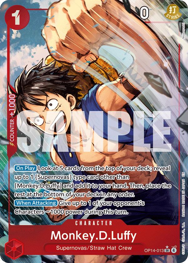 Monkey.D.Luffy [Alternate Art] OP14-013 Prices | One Piece Azure