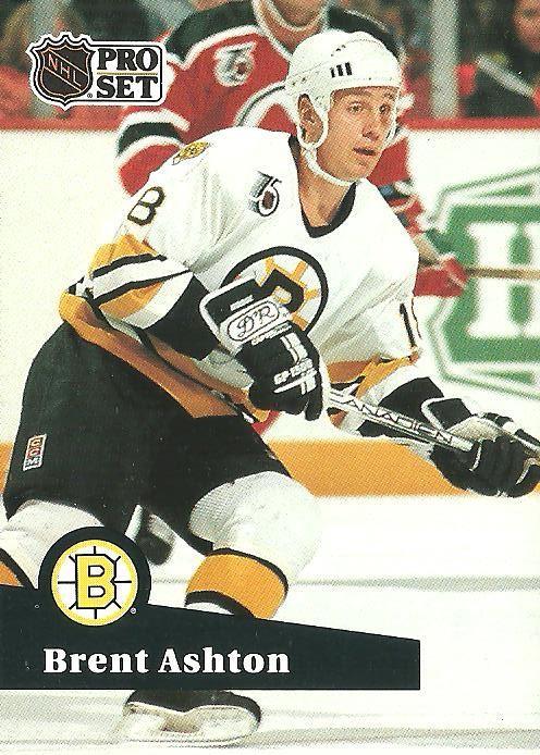 Brent Ashton #352 1991-92 Pro Set Hockey