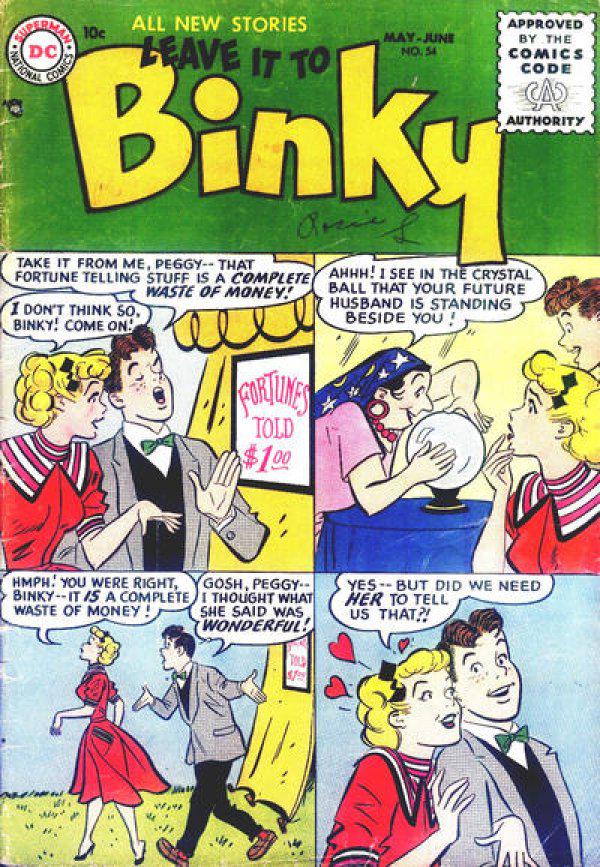 Leave It to Binky #54 (1956) Comic Books Leave It to Binky