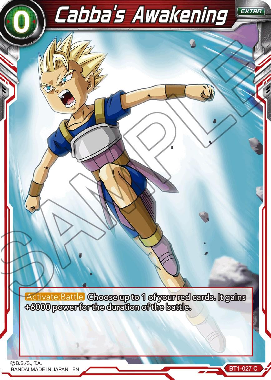 Cabba's Awakening BT1-027 Dragon Ball Super Battle Evolution Booster