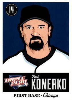 Paul Konerko #18 Baseball Cards 2012 Panini Triple Play