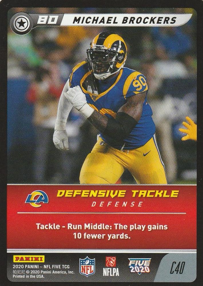 Michael Brockers #C40 2020 Panini NFL Five