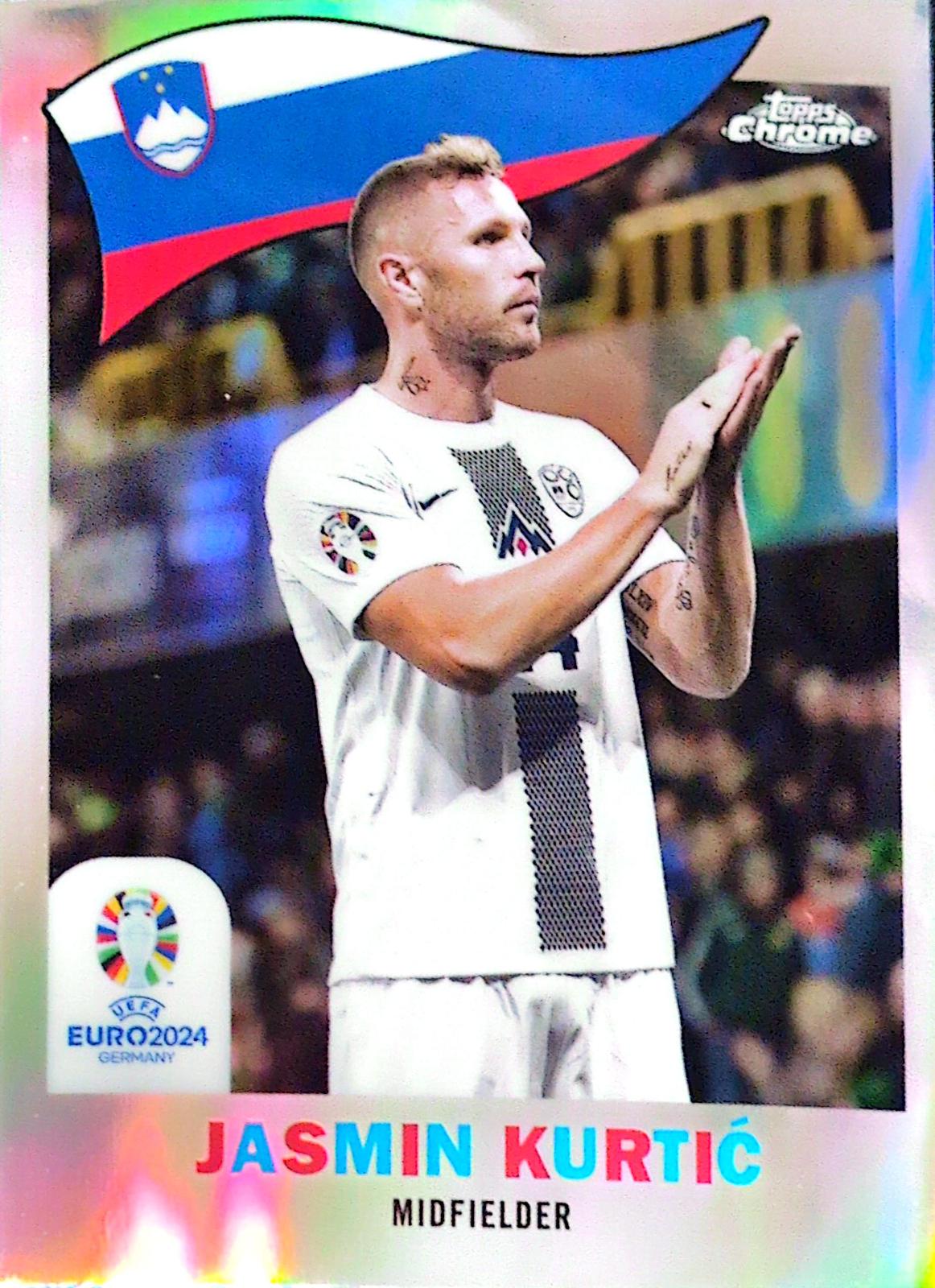 Jasmin Kurtic #TC-15 2024 Topps Chrome UEFA Euro 1960