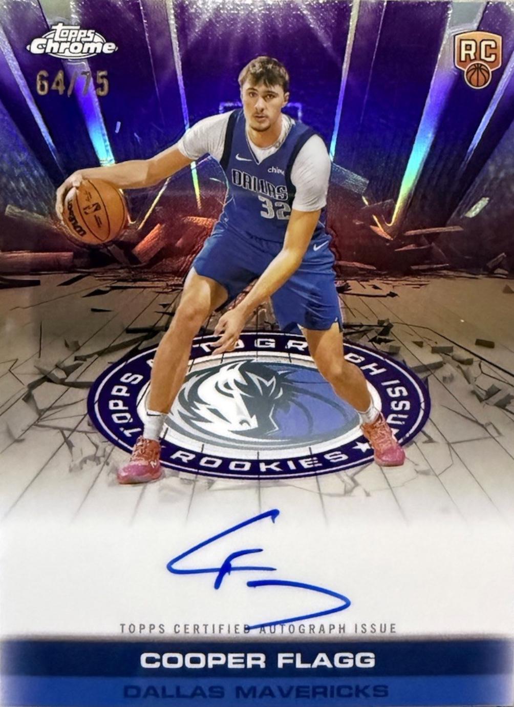 Cooper Flagg [Refractor Purple] #TAIR-CF
