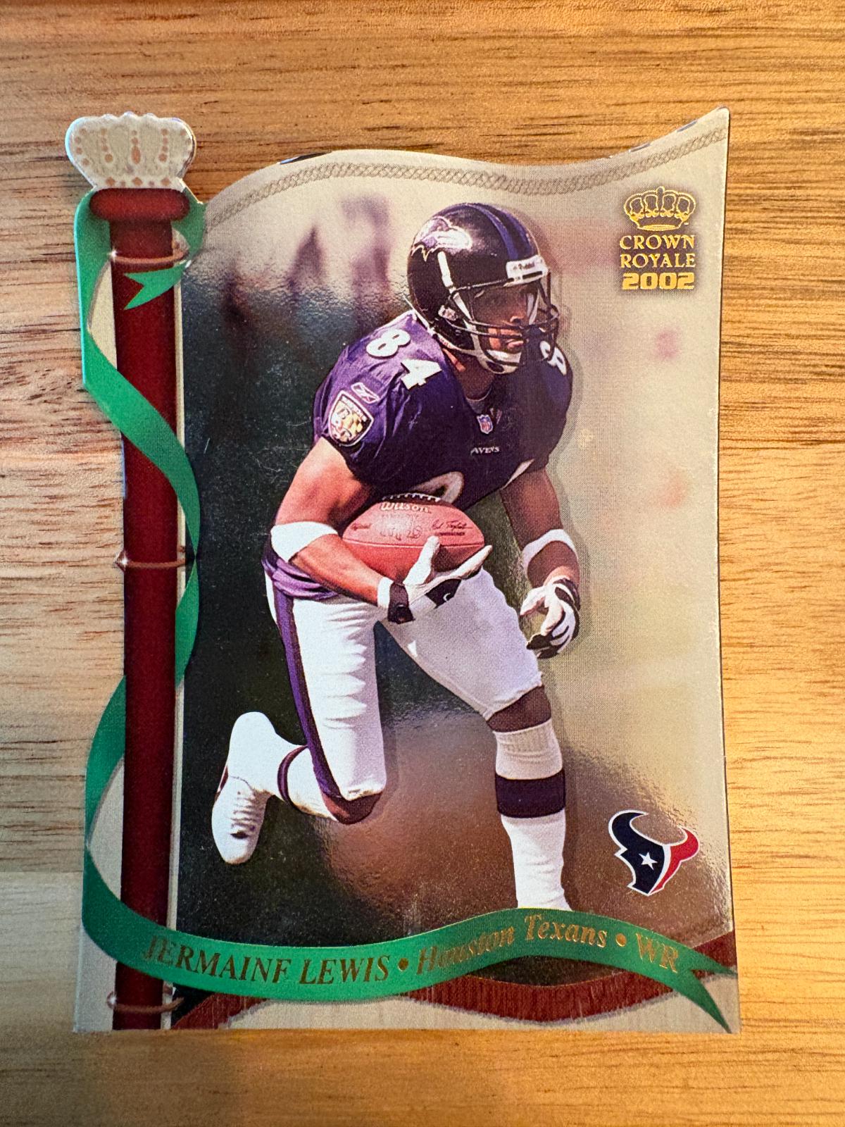 Jermaine Lewis #58 2002 Pacific Crown Royale Football