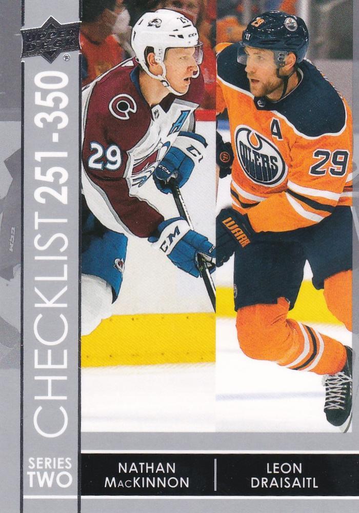 Nathan MacKinnon, Leon Draisaitl #449 2021 Upper Deck Hockey