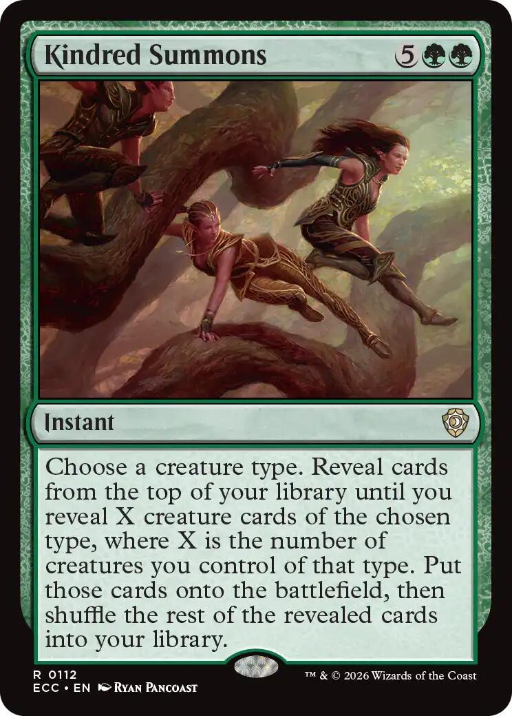 Kindred Summons (Magic Lorwyn Eclipsed Commander)