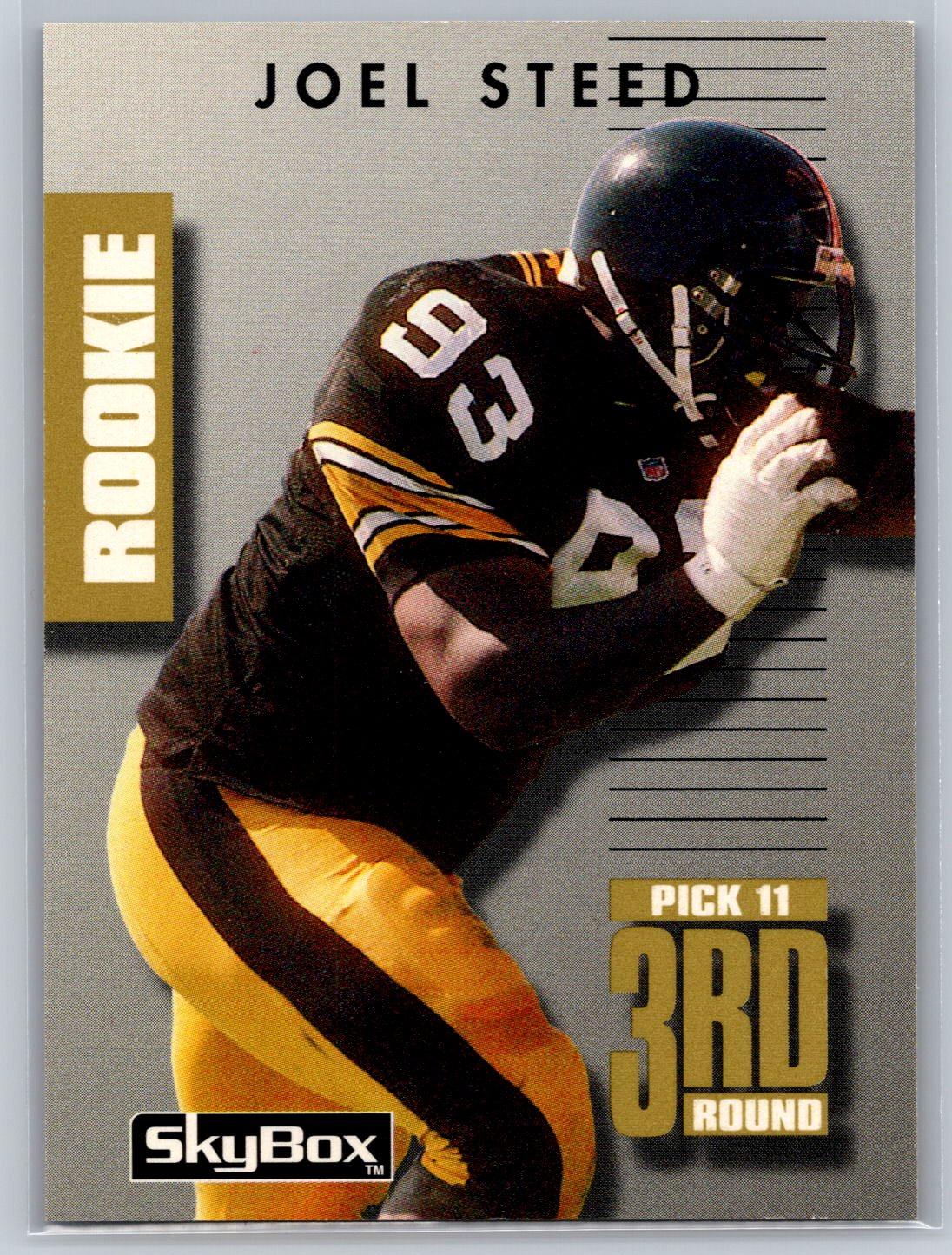 Joel Steed #37 Football Cards 1992 Skybox Primetime