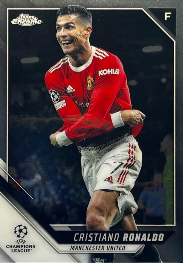 Cristiano Ronaldo #10 Soccer Cards 2021 Topps Chrome UEFA Champions League