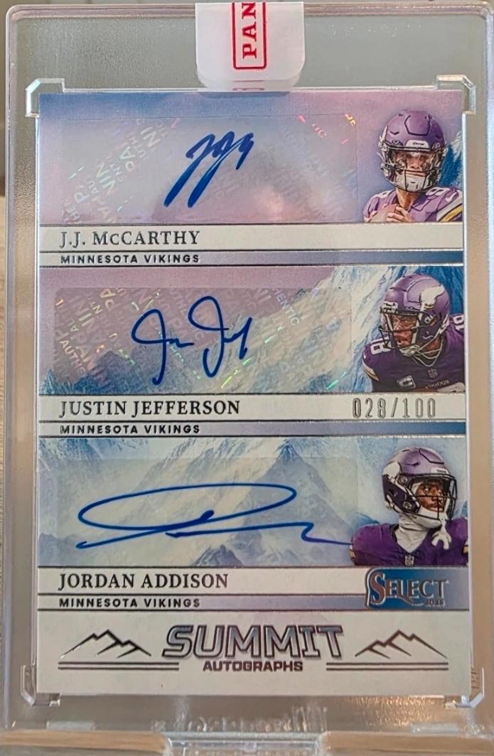 J.J. McCarthy / Jordan Addison / Justin Jefferson #1