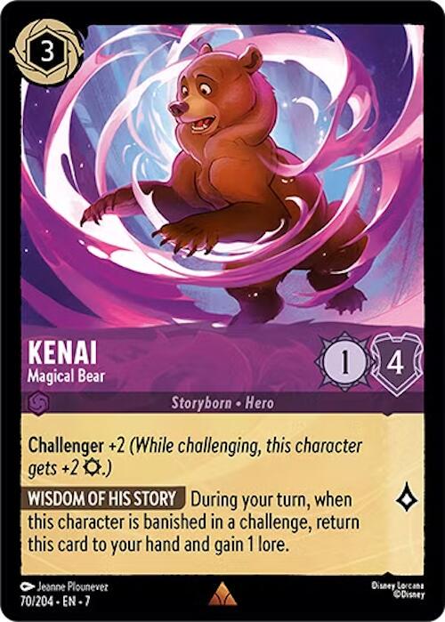 Kenai - Magical Bear #70 Lorcana Archazia's Island