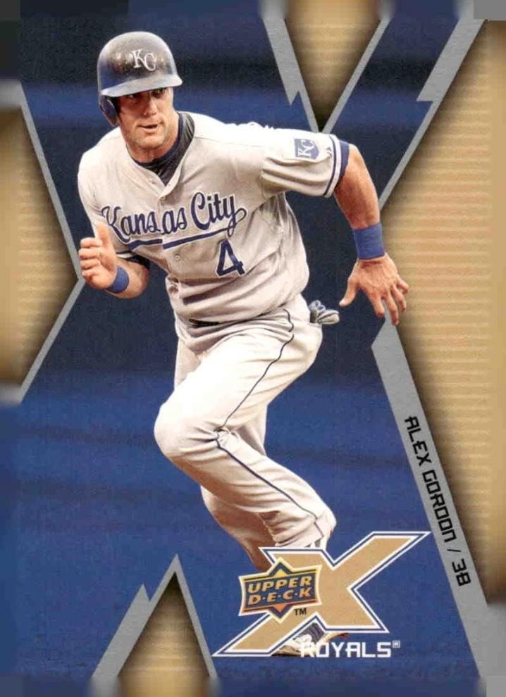 Alex Gordon #41 Baseball Cards 2009 Upper Deck X